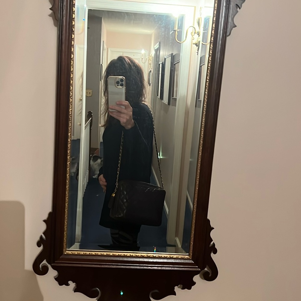 CHANEL brown lamb skin camera bag - Picture 15 of 16